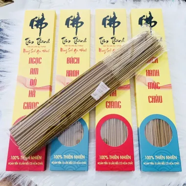 Nhang Sạch Tự Nhiên 100% Không Hóa Chất - Bách Xanh Mộc Châu, Ngọc Am Đỏ Hà Giang Giá Tốt 55k