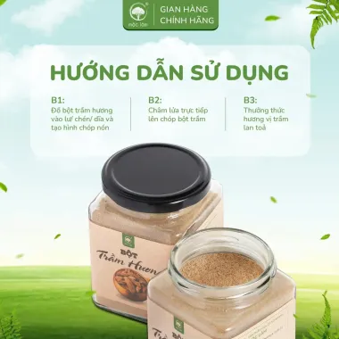 Nhang Vân Mây Huế Xưa, Bột Trầm Hương Nguyên Chất, Xông Nhà, Cầu Tài, Trầm Tự Nhiên, Không Hóa Chất 1