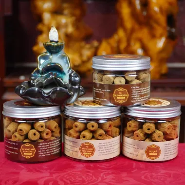 Nụ Trầm Hương Huế Nguyên Chất 41 Viên - Nhang Trầm Dịu Nhẹ Mộc Liên Hoa Giá Rẻ