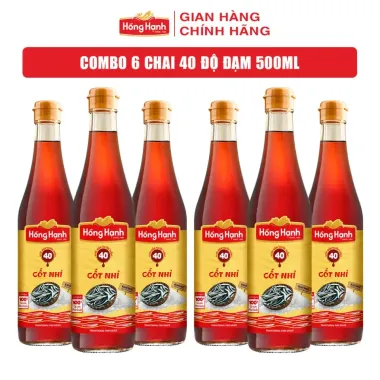 Nước Mắm Hồng Hạnh 40 độ Phú Quốc Cốt Nhỉ Truyền Thống 500ml Giá Tốt 93k 3