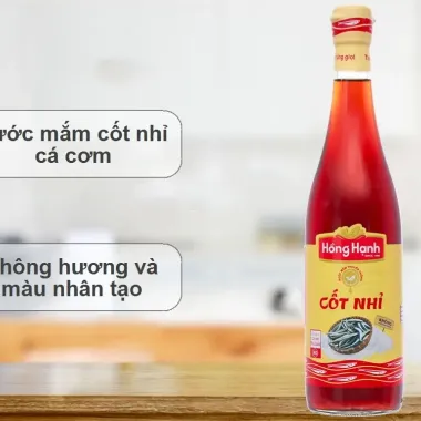 Nước Mắm Hồng Hạnh 40 độ Phú Quốc Cốt Nhỉ Truyền Thống 500ml Giá Tốt 93k 5