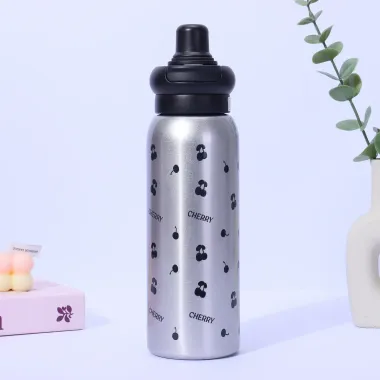 Nước Uống Đôi Dung Tích Lớn Có Ống Hút Thép Không Gỉ 316 Gốm Bên Trong Nồi Giữ Nhiệt Cốc Di Động Gắn Trên Xe Di Động 1