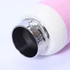 Nước Uống Đôi Dung Tích Lớn Có Ống Hút Thép Không Gỉ 316 Gốm Bên Trong Nồi Giữ Nhiệt Cốc Di Động Gắn Trên Xe Di Động