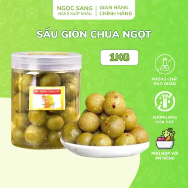 Ô Mai Sấu Chua Ngọt Sấy Giòn Hà Nội 1KG - Đặc Sản Gia Truyền Thơm Ngon Chỉ 70.000Đ 1 Ô Mai Sấu Chua Ngọt Sấy Giòn Hà Nội 1KG - Đặc Sản Gia Truyền Thơm Ngon Chỉ 70.000Đ 1