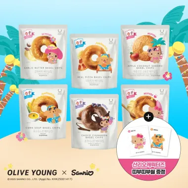"Olive Young Delight Project Sanrio Edition - Snack và Sữa Protein Tanning, Giá Shock chỉ 113400đ" 1