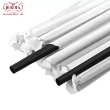Ống hút nhựa cong dùng 1 lần giá rẻ - 50pcs chỉ 9500đ!