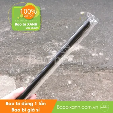Ống hút nhựa cong dùng 1 lần giá rẻ - 50pcs chỉ 9500đ!