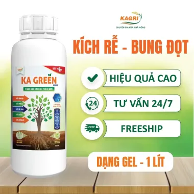 Phân Bón Sinh Học KA GREEN LIQUID GEL 1L - Kích Rễ, Bung Đọt, Xanh Lá Giá Tốt 370k