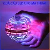 Quả Cầu Ma Thuật Phát Sáng Lơ Lửng Có Đèn Nhấp Nháy Nhiều Màu Sắc, Bóng Bay UFO Cho Bé 4
