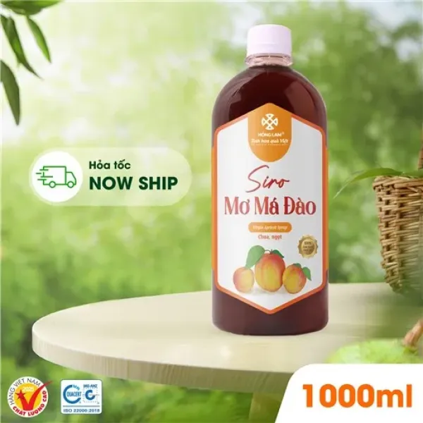 Cách sử dụng Quả Mơ Ngâm Đường và Siro Mơ Má Đào trong các món đồ uống hàng ngày