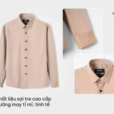 Sơ Mi Nam Thu Đông Giá Cực Sốc - Áo Sơ Mi Lót Tay Dài Cao Cổ Thoáng Khí Chỉ 88888đ