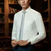 Sơ Mi Nam Thu Đông Giá Cực Sốc - Áo Sơ Mi Lót Tay Dài Cao Cổ Thoáng Khí Chỉ 88888đ 3