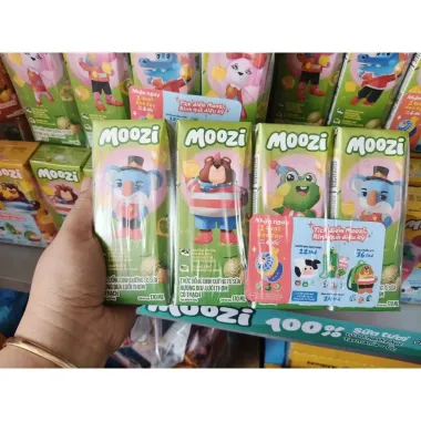 Sữa Moozi thạch Vitadairy hộp 180ml đủ vị : cam đào, dưa lưới, kẹo nho, cacao lúa mạch 4