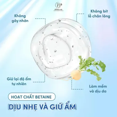 Sữa tắm gội Củ Cải Đường 270ml Bonglab hàng chính hãng tắm tắm và gội toàn thân cho bé - An toàn dịu nhẹ, không kích ứng 4