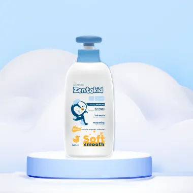 Sữa tắm gội Zentokid giảm rôm sảy, làm sạch dịu nhẹ cho bé - 250ml/500ml giá chỉ 149k 6