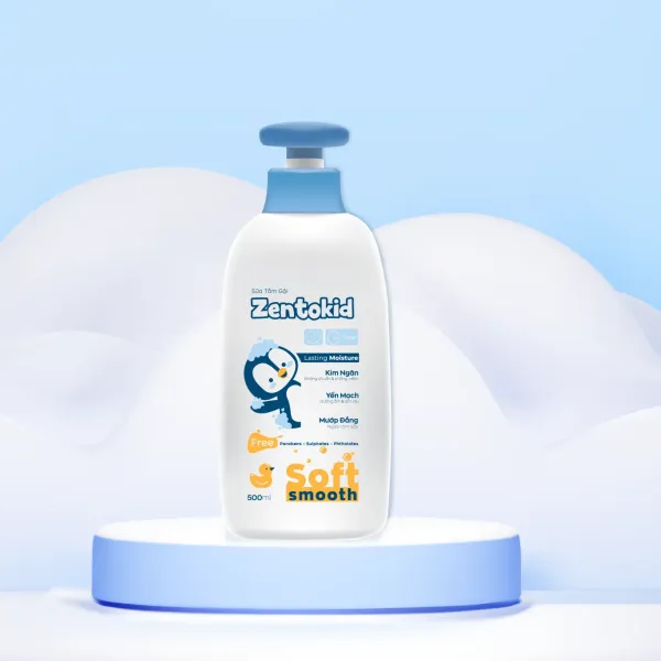 Cách chọn sữa tắm gội cho bé phù hợp: So sánh Zentokid giảm rôm sảy với các thương hiệu khác