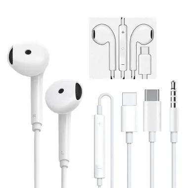 Tai Nghe Có Dây Cách Âm Cao Cấp Cho Samsung Xiaomi Huawei - Bảo Hành 12 Tháng Giá Rẻ