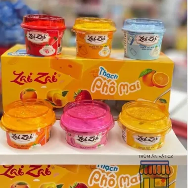 THẠCH ZAIZAI PHÔ MAI TRÁI CÂY 6 HŨ - GIÁ CHỈ 48K - ĐƯỢC ƯU ĐÃI TỪ 58K