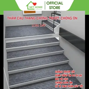 Thảm cầu thang chống trơn trượt NET HOME giảm 21% còn 21000đ 1
