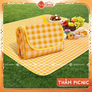 Thảm Dã Ngoại Picnic Gấp Gọn Chống Nước - Cắm Trại, Du Lịch Lý Tưởng Chỉ 39k! 5 Thảm Dã Ngoại Picnic Gấp Gọn Chống Nước - Cắm Trại, Du Lịch Lý Tưởng Chỉ 39k! 5