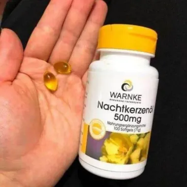 Tinh Dầu Hoa Anh Thảo Warnke Nachtkerzenöl 500mg Hỗ Trợ Cân Bằng Nội Tiết Tố Nữ, Giảm Đau Bụng Kinh Và Hỗ Trợ Làm Đẹp Da