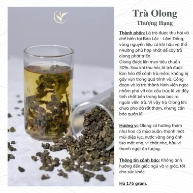 Trà Olong Rang Sapa Thượng Hạng - Olong Đỏ Thiện Tài 175g Giá Cực Tốt 218880đ