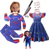 Trang Phục Cosplay Ma Búp Bê Chucky Cho Bé - Mặt Nạ Kèm Theo - Giảm 133.488Đ