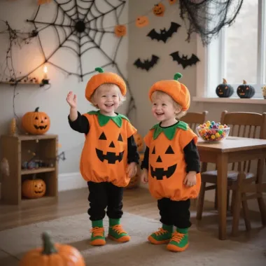 Trang Phục Halloween Bí Ngô Dễ Thương Cho Bé Trai Bé Gái - Giảm Giá Còn 399600đ 1 Trang Phục Halloween Bí Ngô Dễ Thương Cho Bé Trai Bé Gái - Giảm Giá Còn 399600đ 1