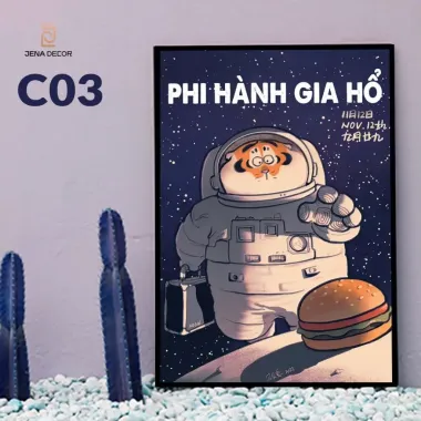 Tranh Vô Tri Long Hổ Đấu Giá Rẻ 99000đ - Chất Liệu Tráng Gương Cao Cấp 5