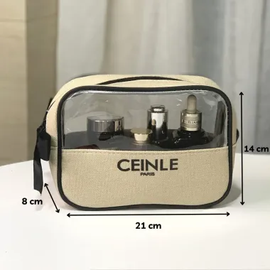 Túi Đựng Mỹ Phẩm CEINLE Chống Nước Canvas Cao Cấp - Giảm 21% Chỉ 87.900đ Thay Vì 112.512đ