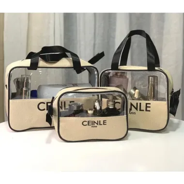 Túi Đựng Mỹ Phẩm CEINLE Chống Nước Canvas Cao Cấp - Giảm 21% Chỉ 87.900đ Thay Vì 112.512đ