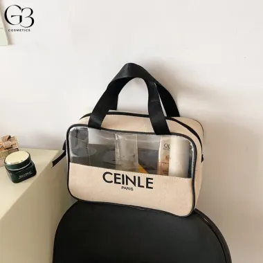 Túi Đựng Mỹ Phẩm CEINLE Chống Nước Canvas Cao Cấp - Giảm 21% Chỉ 87.900đ Thay Vì 112.512đ