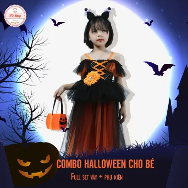 Váy Công Chúa Halloween Cho Bé Gái Cao Cấp Gấm Sang Chảnh - Giảm 32% Còn 306k 5