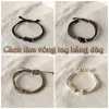 Vòng Tay Đôi Handmade Dây Rút Cặp Đôi Quà Tặng Giảm Giá Chỉ 35000đ 5