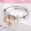 Vòng Tay Titan Charm Vương Miện Tình Yêu - Lắc Tay Khắc Ghi Sáo Giá 100K 3
