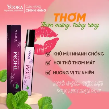 Xịt Thơm Miệng YOORA THOM Giảm 18% - Thơm Tin Tưởng Giao Tiếp Mỗi Ngày chỉ 85k