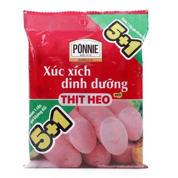 Trải nghiệm vị ngon và tiện lợi của Xúc Xích Ăn Liền Bin&Bon PONNIE MASAN – Đánh giá thực tế