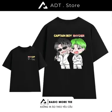Áo Thun Chibi RhyCap - Bring Me The Horizon Baby Metal Tour Kèm Chữ Kí Rhyder Captain Giá Cực Sốc 77000đ