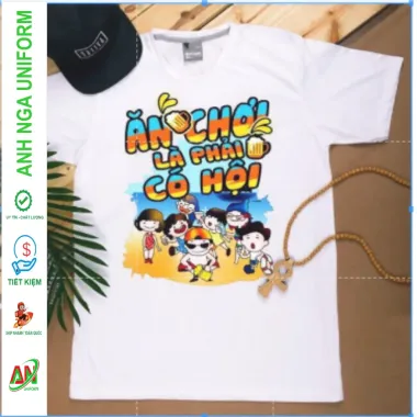 Áo Thun Team Building ĂN CHƠI LÀ PHẢI CÓ HỘI - Chất Đẹp, Đủ Size, Giá Chỉ 40K Áo Thun Team Building ĂN CHƠI LÀ PHẢI CÓ HỘI - Chất Đẹp, Đủ Size, Giá Chỉ 40K