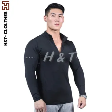 Áo thun thể thao dài tay nam nữ giữ nhiệt co giãn 4 chiều, áo bơi tập gym giá chỉ 49k!