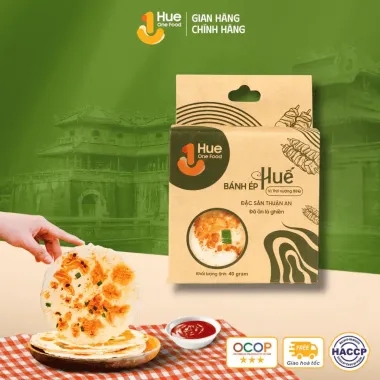 Bánh Ép Huế Vị Thịt Nướng BBQ Giòn Rụm 40g - Món Ăn Vặt Thơm Ngon Giá 20.000đ Hộp Nhỏ