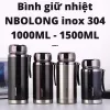 Bình giữ nhiệt 1500ml inox 304 giá rẻ nhất, giữ nóng lạnh lâu, chỉ 145k