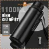 Bình Giữ Nhiệt LockandLock 800ml/1100ml Thép Không Gỉ Có Dây Xách LHC6180 - Giảm 50k