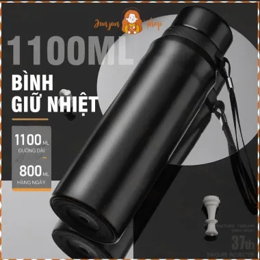 Bình Giữ Nhiệt LockandLock 800ml/1100ml Thép Không Gỉ Có Dây Xách LHC6180 - Giảm 50k