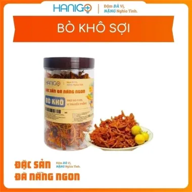 Bò Khô Xé Sợi Mềm Hanigo Đà Nẵng - Khô Bò Ngon Giảm Giá Chỉ 83k