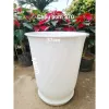 Chậu Nhựa Bom 370 Trắng 37x44cm - Giảm 18% Chỉ 70.000đ