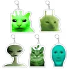 Chuột bông mèo alien xanh cute - Móc khóa mèo dễ thương giảm 22% còn 21774 VND