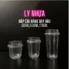 [Combo 50] Ly Nhựa PP Trong Suốt Nắp Fi95 Bằng Cao Đáy Bầu 360ml/500ml/700ml Đựng Trà Sữa, Sinh Tố