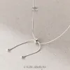 Dây chuyền bạc nữ TLEE cá tính thuôn rút giá rẻ 462k - TLEE JEWELRY D0235 khuyến mãi