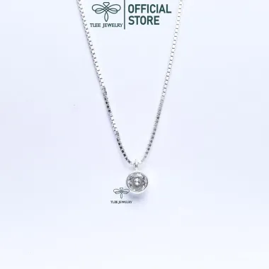 Dây chuyền bạc nữ TLEE đá tròn nhỏ đơn giản giá chỉ 476k giảm từ 585k D0173 TLEE JEWELRY Dây chuyền bạc nữ TLEE đá tròn nhỏ đơn giản giá chỉ 476k giảm từ 585k D0173 TLEE JEWELRY